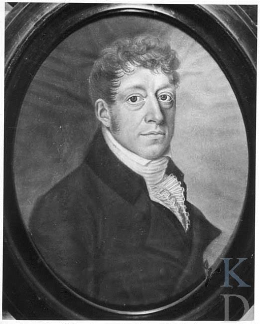 Portret van Abraham Christiaan de Hertoghe Huber (1772-1840)
