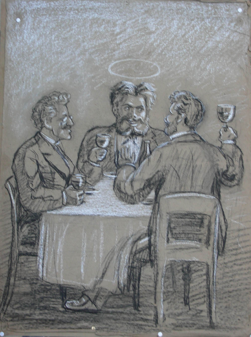 dr. Axel Emil Rosendahl in a café.