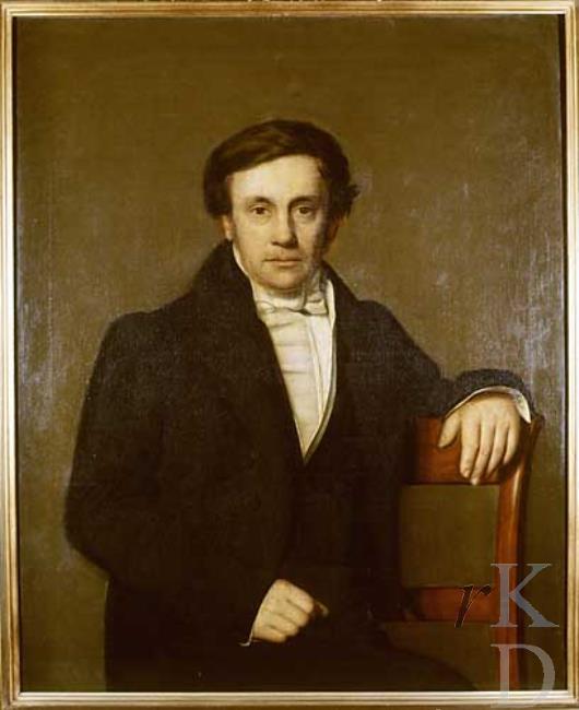 Portret van Cornelis Ulrich Jan Huber (1796-1878)
