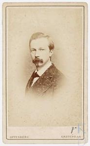 Portret van Lambertus Johannes Huber (1850-1932)