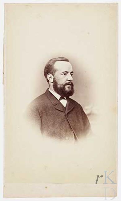 Portret van Ulrich Herman Huber (1842-1917)