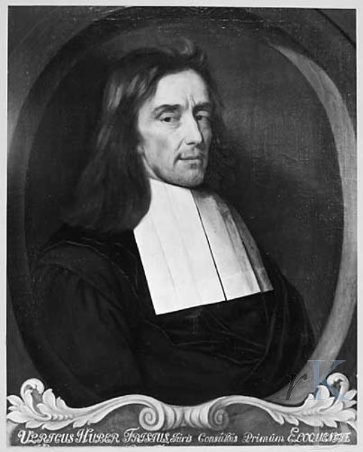 Portret van Ulricus Huber (1636-1694)