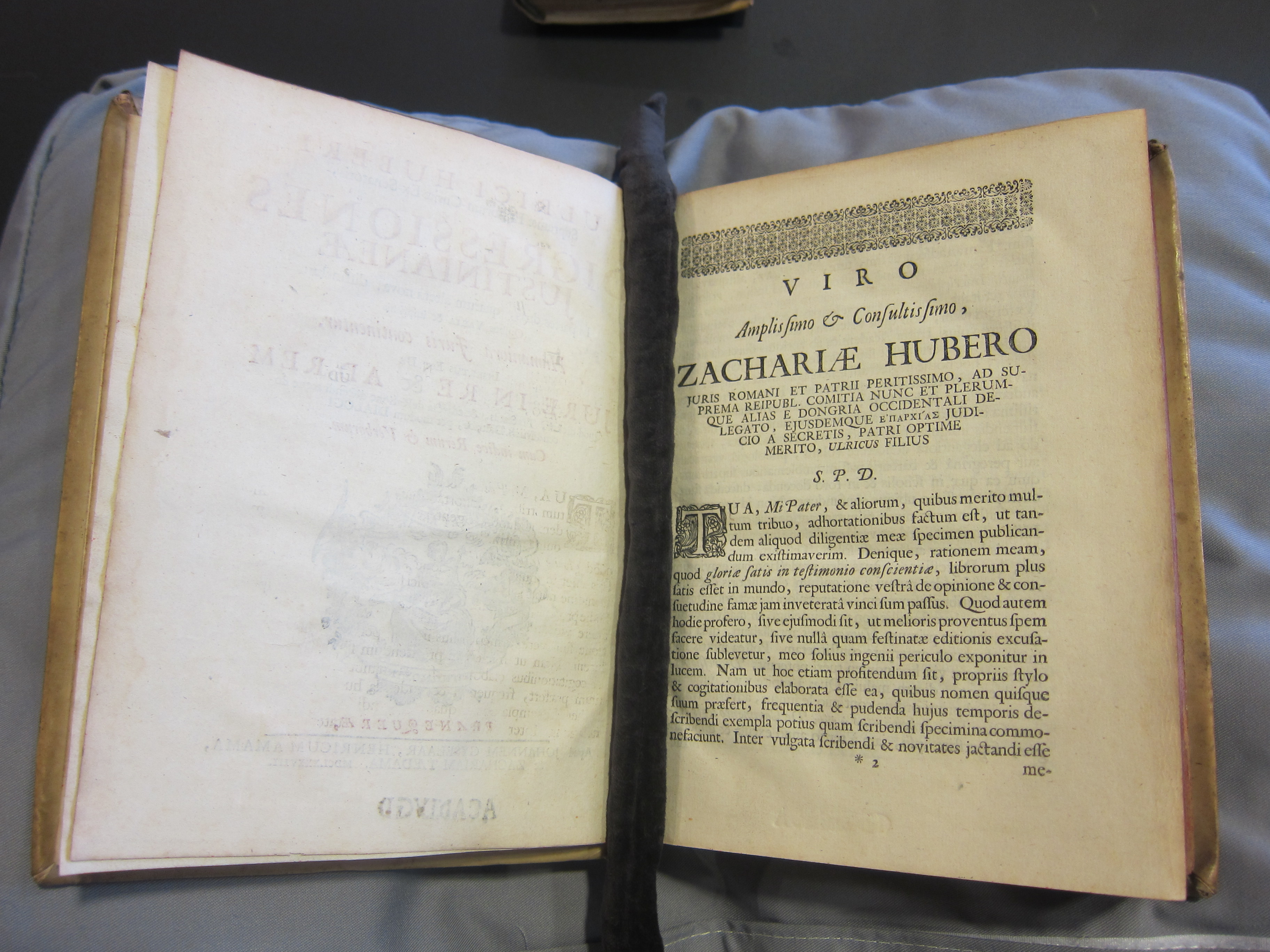 Book by Ulricus Huber